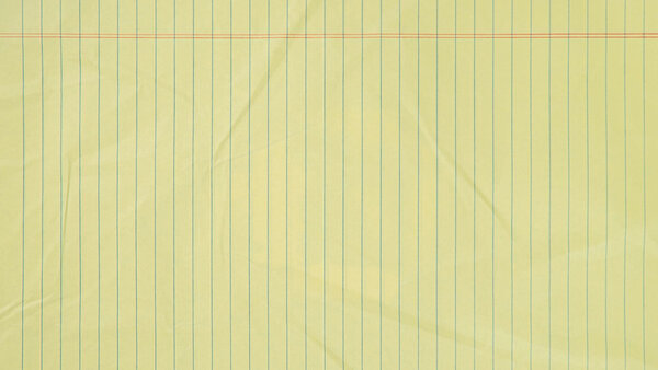 Paper Backgrounds  Yellow Notebook Paper 2 vfx asset stock footage