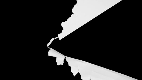 Paper Transitions Horizontal Tear 2 vfx asset stock footage