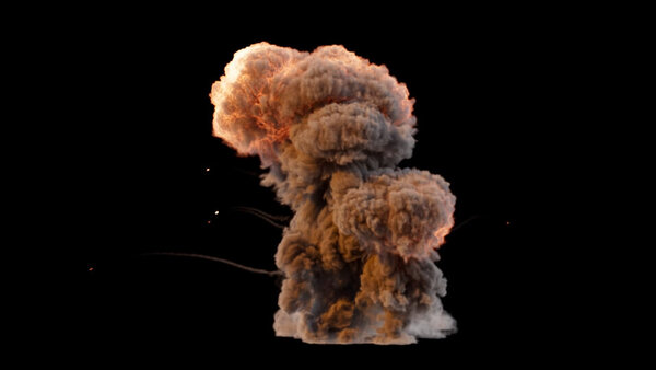 High-Impact Gas Explosions Gas Explosion 20 vfx asset stock footage