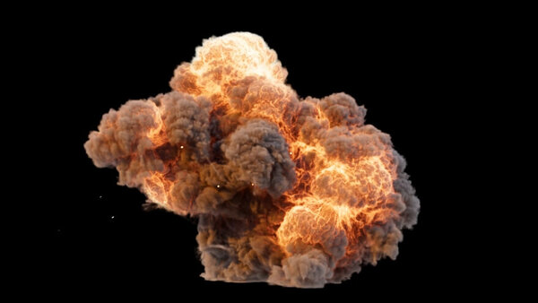 High-Impact Gas Explosions Gas Explosion 5 vfx asset stock footage