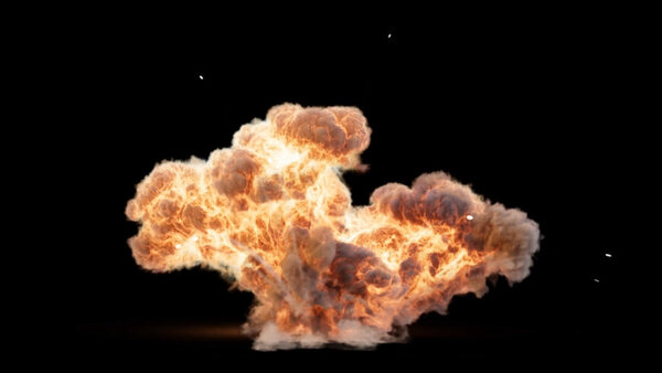 High-Impact Gas Explosions Gas Explosion 4 vfx asset stock footage