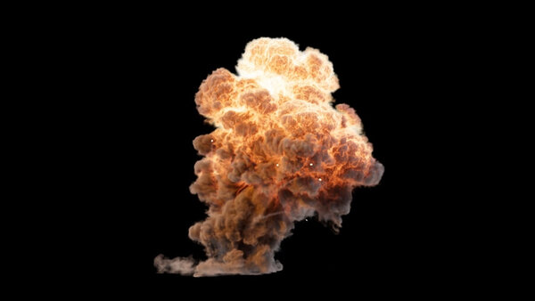 High-Impact Gas Explosions Gas Explosion 9 vfx asset stock footage