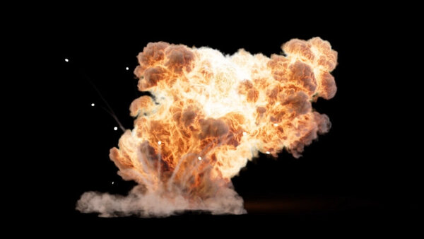 High-Impact Gas Explosions Gas Explosion 13 vfx asset stock footage