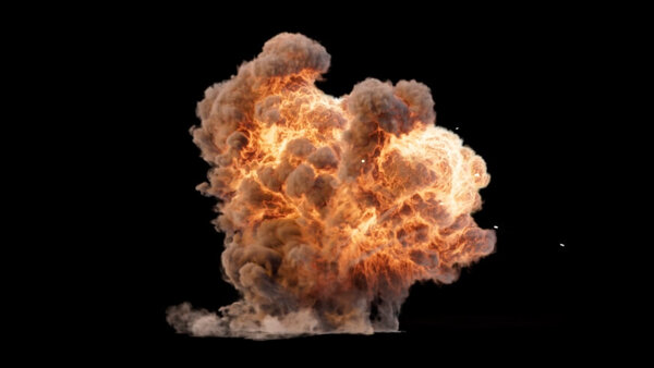 High-Impact Gas Explosions Gas Explosion 14 vfx asset stock footage