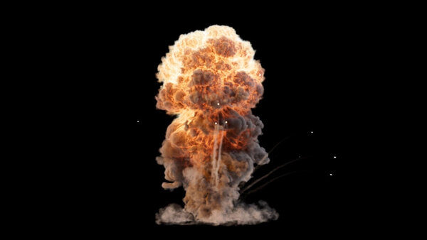 High-Impact Gas Explosions Gas Explosion 18 vfx asset stock footage