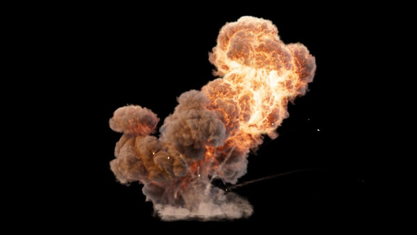 High-Impact Gas Explosions Gas Explosion 19 vfx asset stock footage