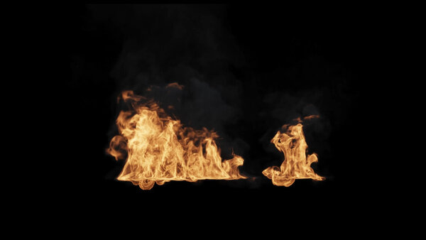 3D Ground Fires 3D Ground Fire 4 vfx asset stock footage