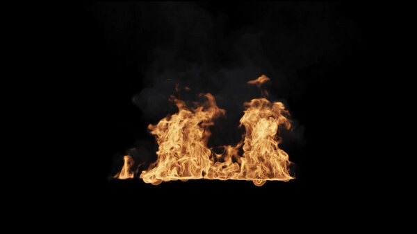 3D Ground Fires 3D Ground Fire 7 vfx asset stock footage