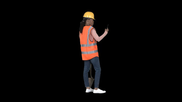 General Workers Construction Worker 1 Eye Level 4 vfx asset stock footage