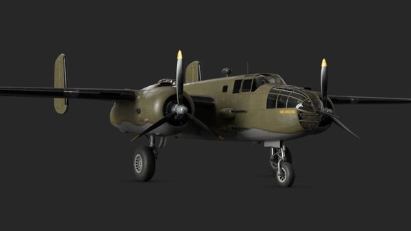 B-25 Mitchell Military Bomber