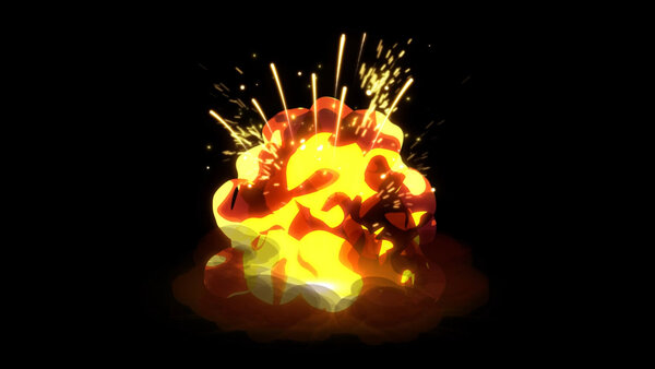 Animated Fantasy FX Animated Fantasy Explosion 1 vfx asset stock footage