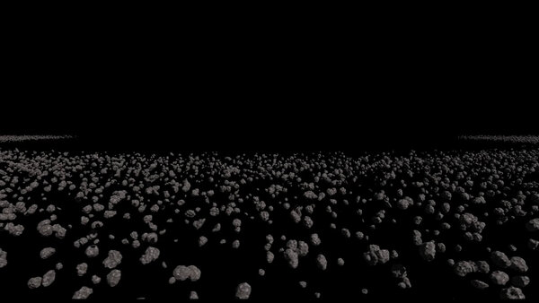 FREE - Asteroids Asteroid Field 1 vfx asset stock footage