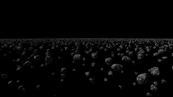 FREE - Asteroids Asteroid Field 3 vfx asset stock footage