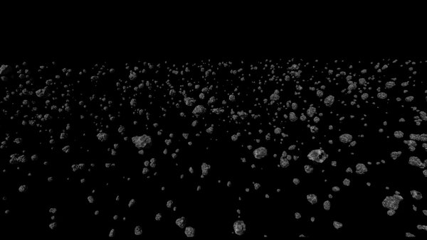 FREE - Asteroids Asteroid Field 4 vfx asset stock footage