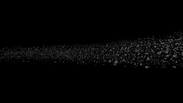 FREE - Asteroids Asteroid Field 5 vfx asset stock footage