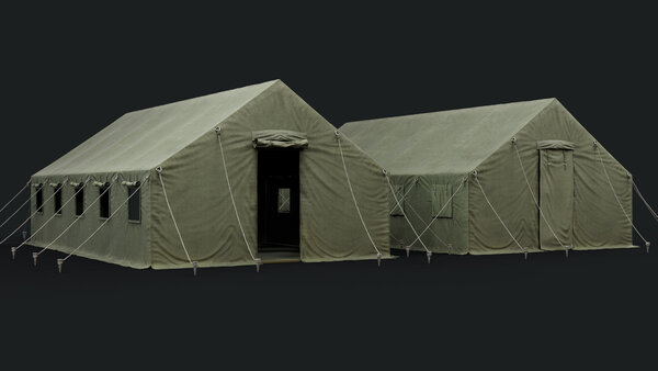 Green Military Tents