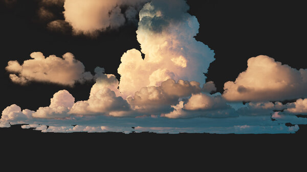 Cumulus Cloudscapes 60 Sunrise Cumulus Cloudscapes vfx asset stock footage