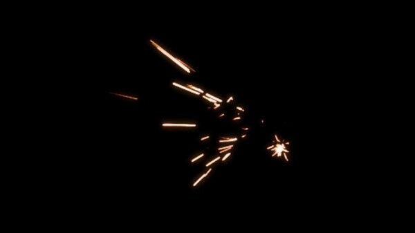 Bullet Ricochet Sparks Ricochet Sparks Angled 11 vfx asset stock footage