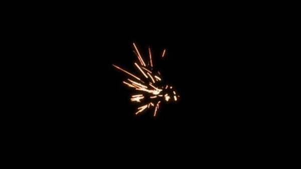 Bullet Ricochet Sparks Ricochet Sparks Off-Center 1 vfx asset stock footage