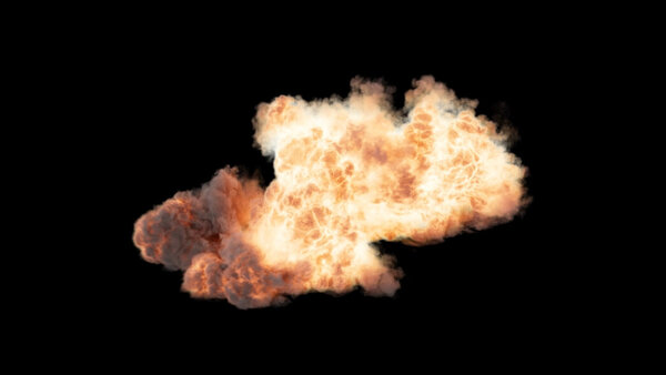 Directional Explosions Directional Explosion Angled 2 vfx asset stock footage