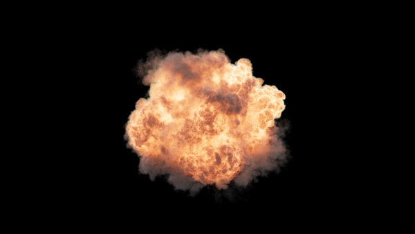 Directional Explosions Directional Aerial Explosion Angled 1 vfx asset stock footage