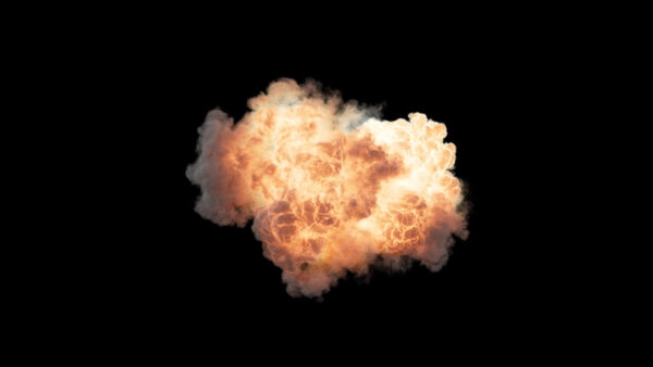 Directional Explosions Directional Aerial Explosion Angled 3 vfx asset stock footage