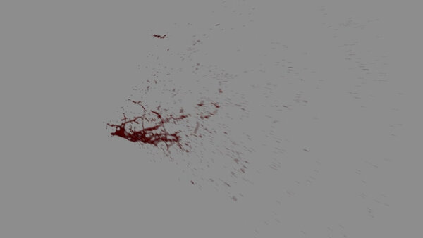 Blood Bursts Blood Burst Slow Motion Side 1 vfx asset stock footage