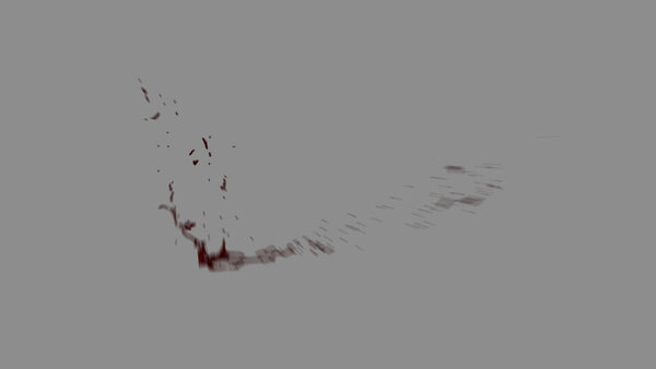 Blood Bursts Blood Burst Angled 2 vfx asset stock footage