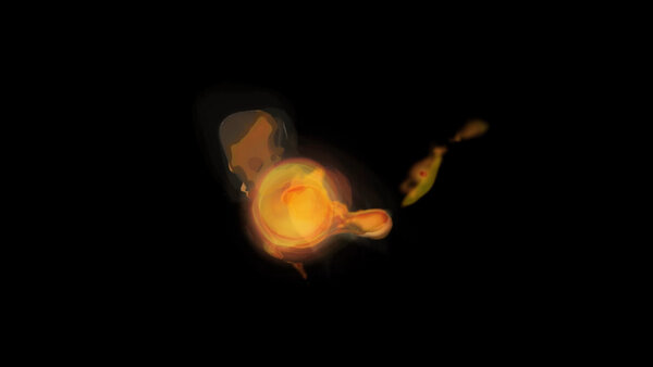 Painterly Pyro FX Small Explosion 2 vfx asset stock footage