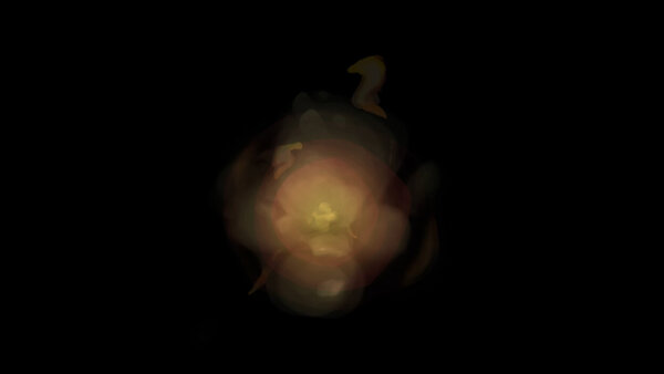 Painterly Pyro FX Small Explosion 4 vfx asset stock footage