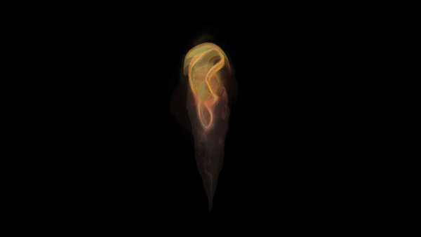 Painterly Pyro FX Fireball 1 vfx asset stock footage