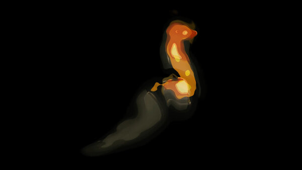 Painterly Pyro FX Fireball 3 vfx asset stock footage