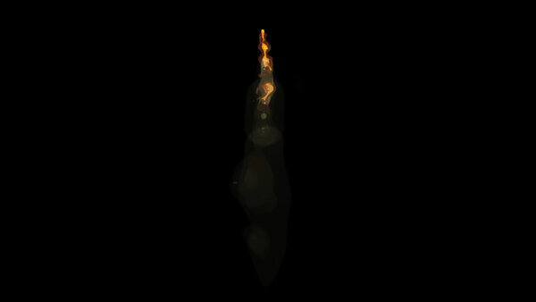 Painterly Pyro FX Fire Trail 3 vfx asset stock footage
