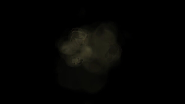 Painterly Pyro FX Smoke Puff 1 vfx asset stock footage