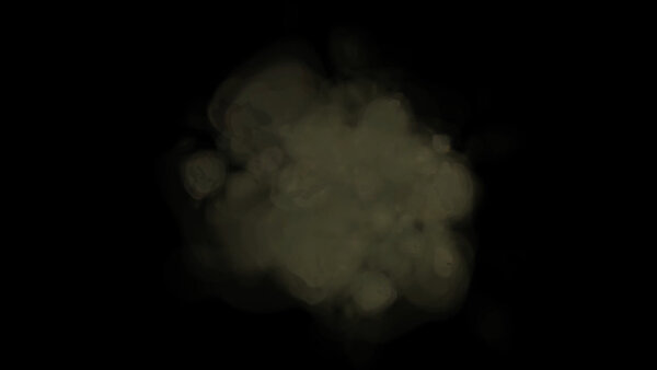 Painterly Pyro FX Smoke Puff 3 vfx asset stock footage