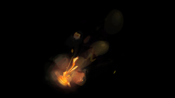 Painterly Pyro FX Sparks 2 vfx asset stock footage