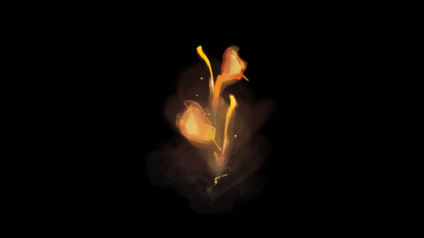 Painterly Pyro FX Fire 3 vfx asset stock footage