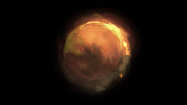 Painterly Pyro FX Fire Vortex vfx asset stock footage
