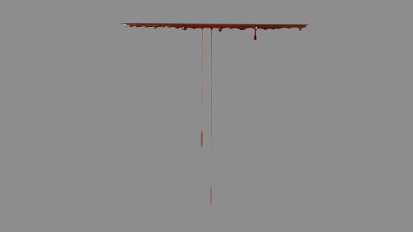 Dripping Blood Vol. 1 Wide Dripping Blood 4 vfx asset stock footage