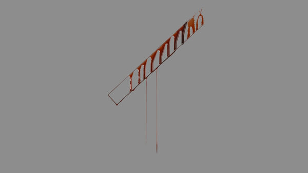 Dripping Blood Vol. 1 Diagonal Dripping Blood Close 2 vfx asset stock footage