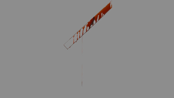 Dripping Blood Vol. 1 Diagonal Dripping Blood Close 3 vfx asset stock footage