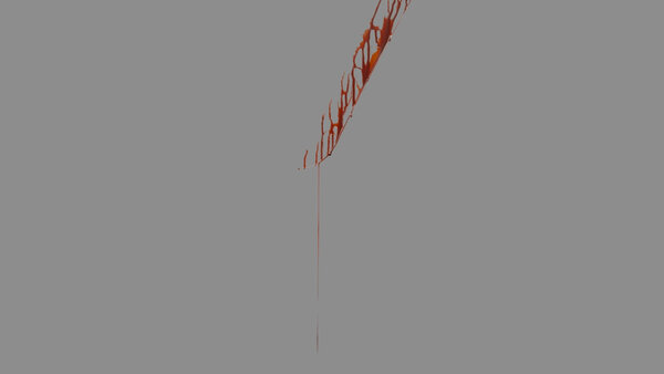 Dripping Blood Vol. 1 Angled Sword 2 vfx asset stock footage