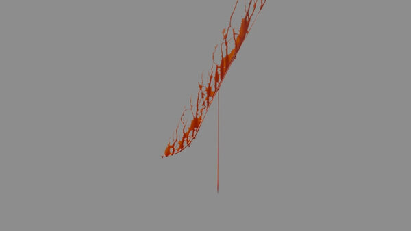 Dripping Blood Vol. 1 Angled Sword 3 vfx asset stock footage