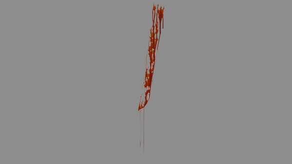 Dripping Blood Vol. 1 Angled Sword 4 vfx asset stock footage