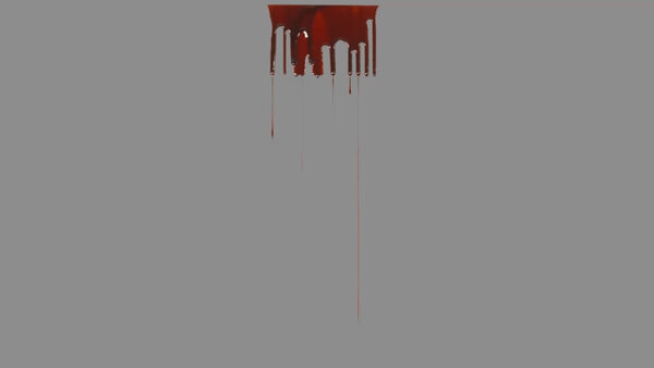 Dripping Blood Vol. 1 Wide Ledge 2 vfx asset stock footage
