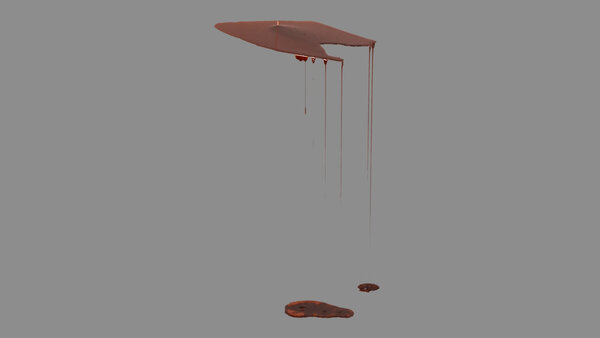 Dripping Blood Vol. 2 Blood Dripping From Table Corner 3 vfx asset stock footage