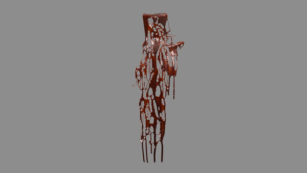 Dripping Blood Vol. 2 Dripping Blood On Body 2 vfx asset stock footage