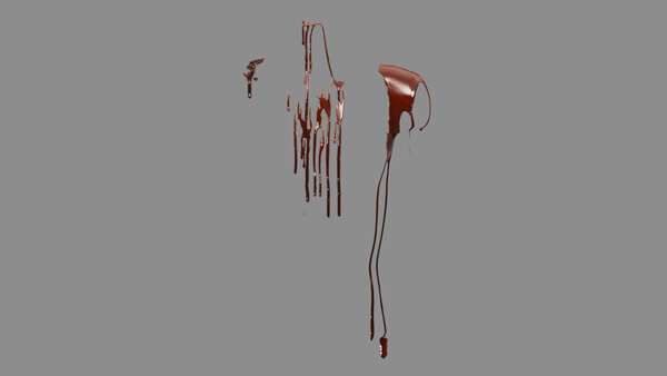 Dripping Blood Vol. 2 Dripping Blood On Body 4 vfx asset stock footage