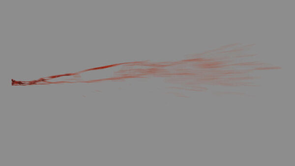 Chunky Blood Hits Side Blood Hit Close 3 vfx asset stock footage