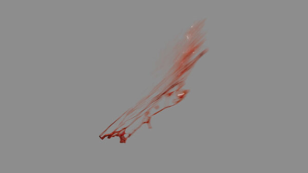 Chunky Blood Hits Diagonal Blood Hit 1 vfx asset stock footage